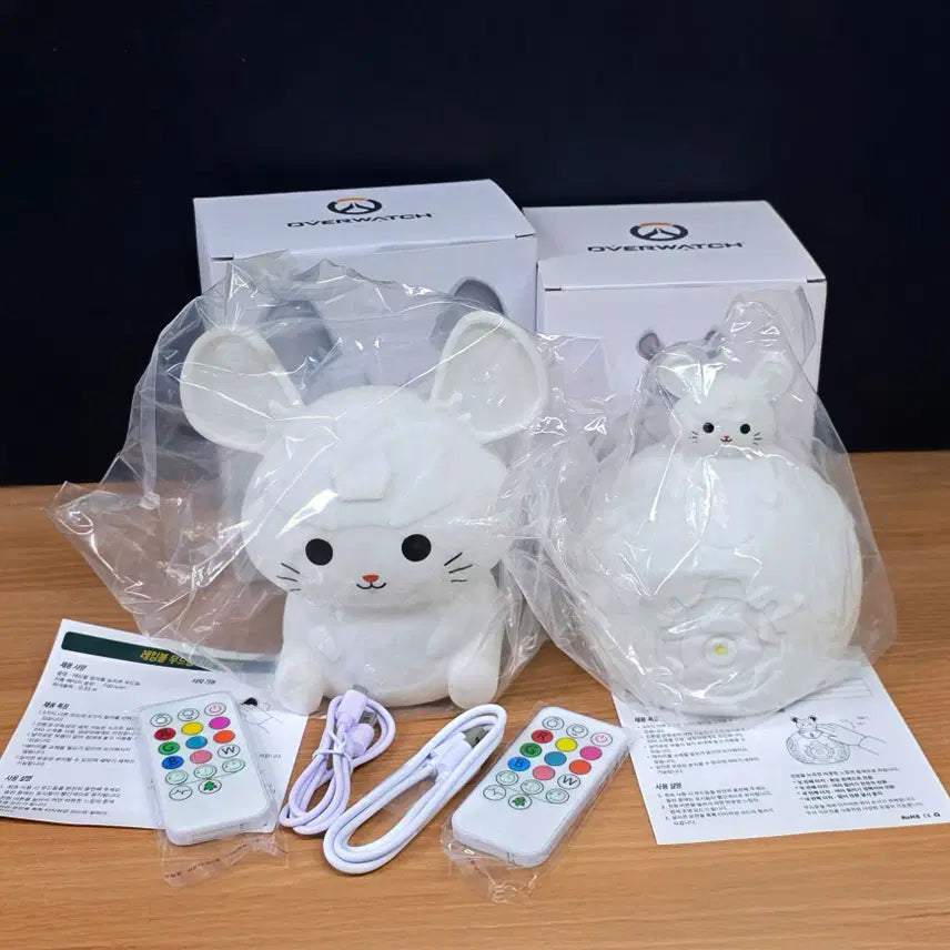 [BUNJANG] Overwatch Wrecking Ball Hammond Mood Lamp Set / (미사용)블리자드 오버워치 레킹볼 헤먼드 무드등 2종 일괄