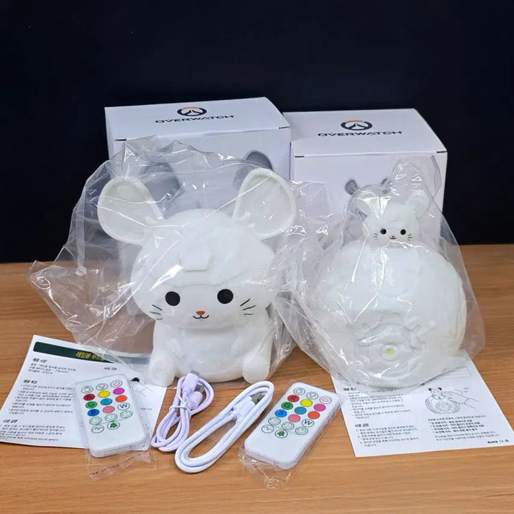 [BUNJANG] Overwatch Wrecking Ball Hammond Mood Lamp Set / (미사용)블리자드 오버워치 레킹볼 헤먼드 무드등 2종 일괄