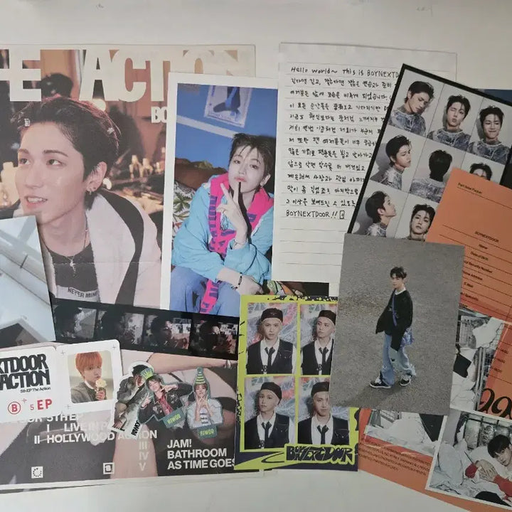 [BUNJANG] BOYNEXTDOOR Riwoo Bundle Set Official Goods &amp; Album Inserts / (일괄)보넥도 리우 공굿+앨범부속지류들