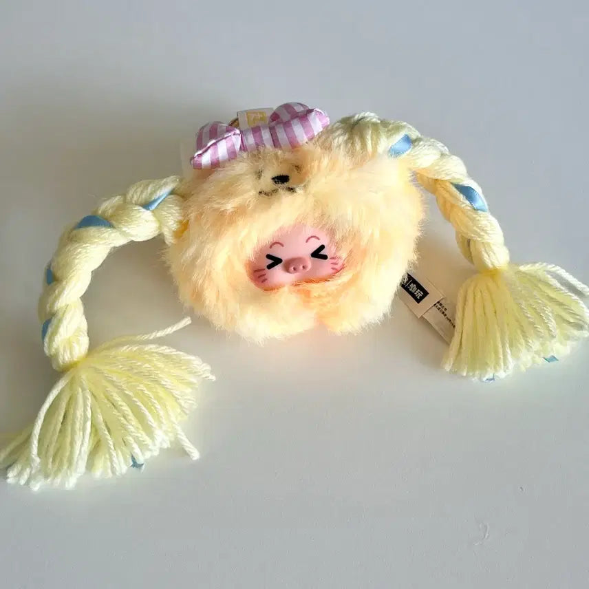 [BUNJANG] Babysree Bath Hair Salon Piggy Pigtail Hair Accessory / 베이비쓰리 베쓰 헤어샵 헤어살롱 _양갈래노랑이
