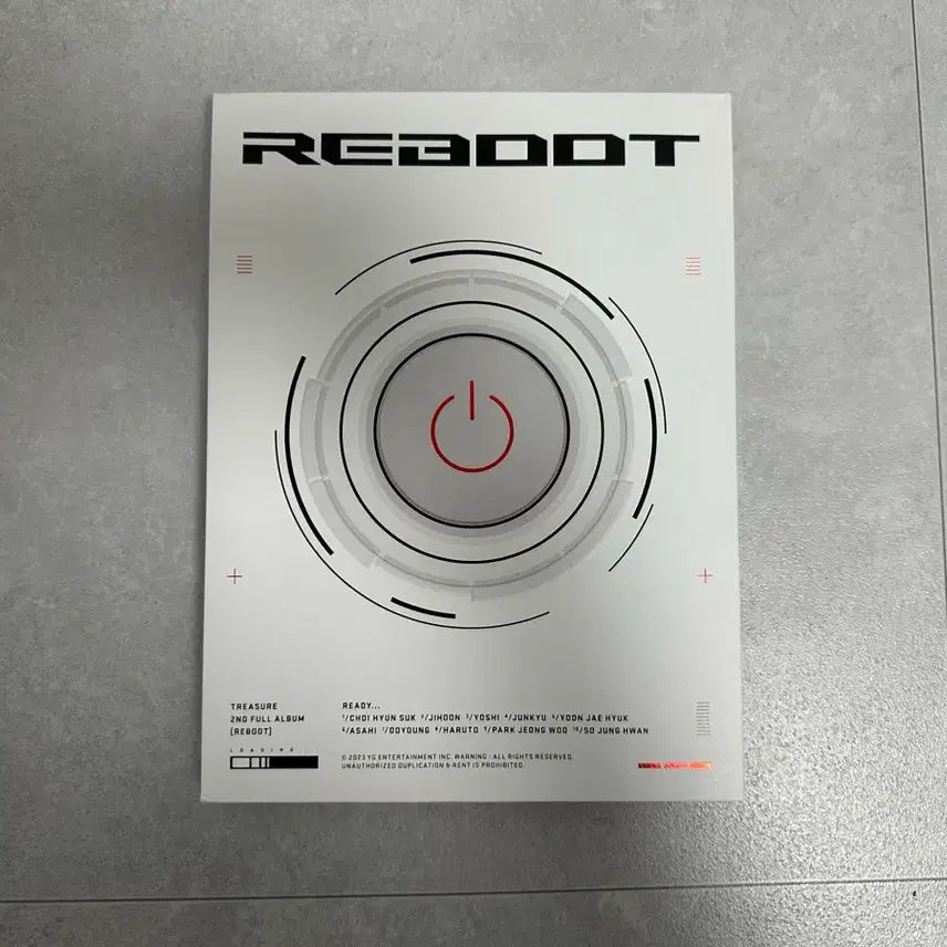 [BUNJANG] TREASURE The Second Album REBOOT White Version Photobook / 트레저 정규 2집 리부트 화이트 버전 판매합니다