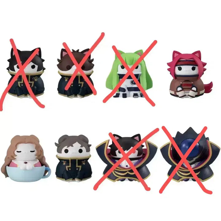 [BUNJANG] MegaCat Project Code Geass: Lelouch of the Rebellion Code Queenys Set / 공구) 메가캣 프로젝트 코드기어스 반역의 를르슈 코드기냐스