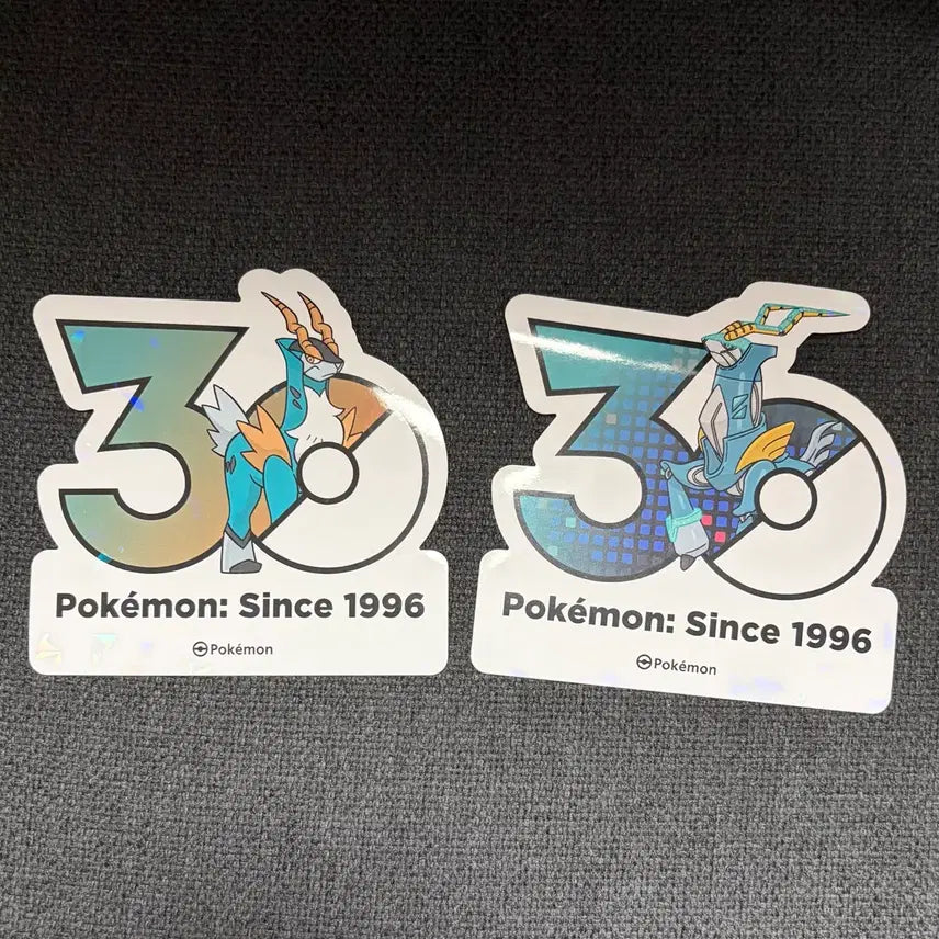 [BUNJANG] Pokemon 30th Anniversary Logo Cobalion "Cobalion" Set / 한국한정] 포켓몬 30주년 로고 스티커 코바르온 무쇠감투 세트