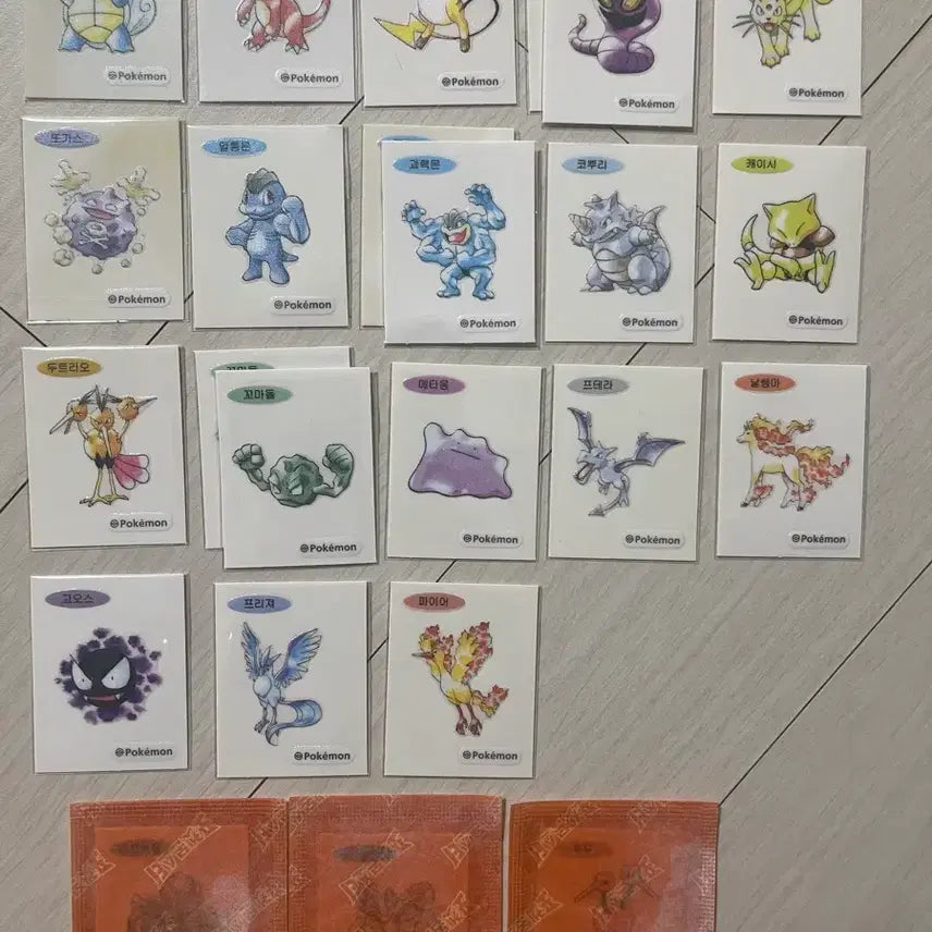 [BUNJANG] Pokemon 30th Anniversary Artwork Ttibusal Bundle Set / 포켓몬 30주년 아트워크 띠부씰 판매합니다