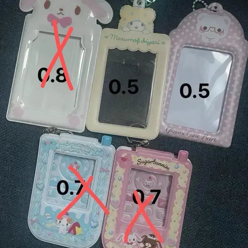 [BUNJANG] Sanrio Sugar Bunnies Marshmallow Y2K Whipping Deco Case / 산리오 포카홀더 슈가바니즈 슈가버니즈 마슈마로 Y2K 휘핑 데코 케이스