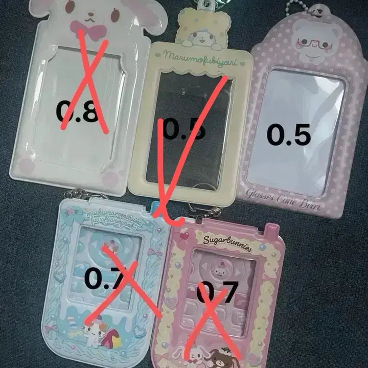 [BUNJANG] Sanrio Sugar Bunnyes Marshmallow Y2K Whipping Deco Case / 산리오 포카홀더 슈가바니즈 슈가버니즈 마슈마로 Y2K 휘핑 데코 케이스