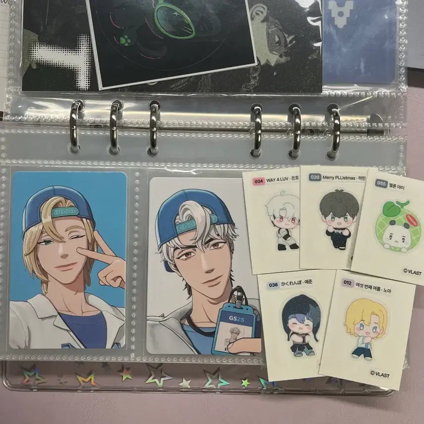 [BUNJANG] PLAVE GS Photocard &amp; Mini Sticker Bundle Set / 플레이브 GS 포카, 띠부씰