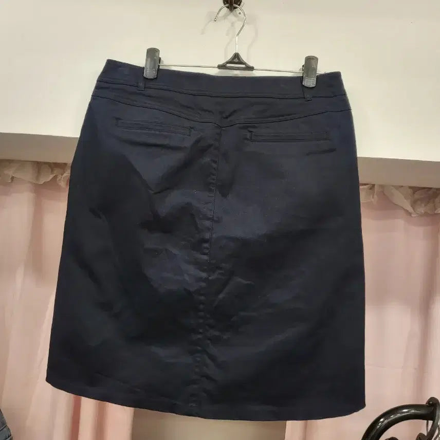 [BUNJANG] Hazzys Navy Long Skirt / 헤지스치마