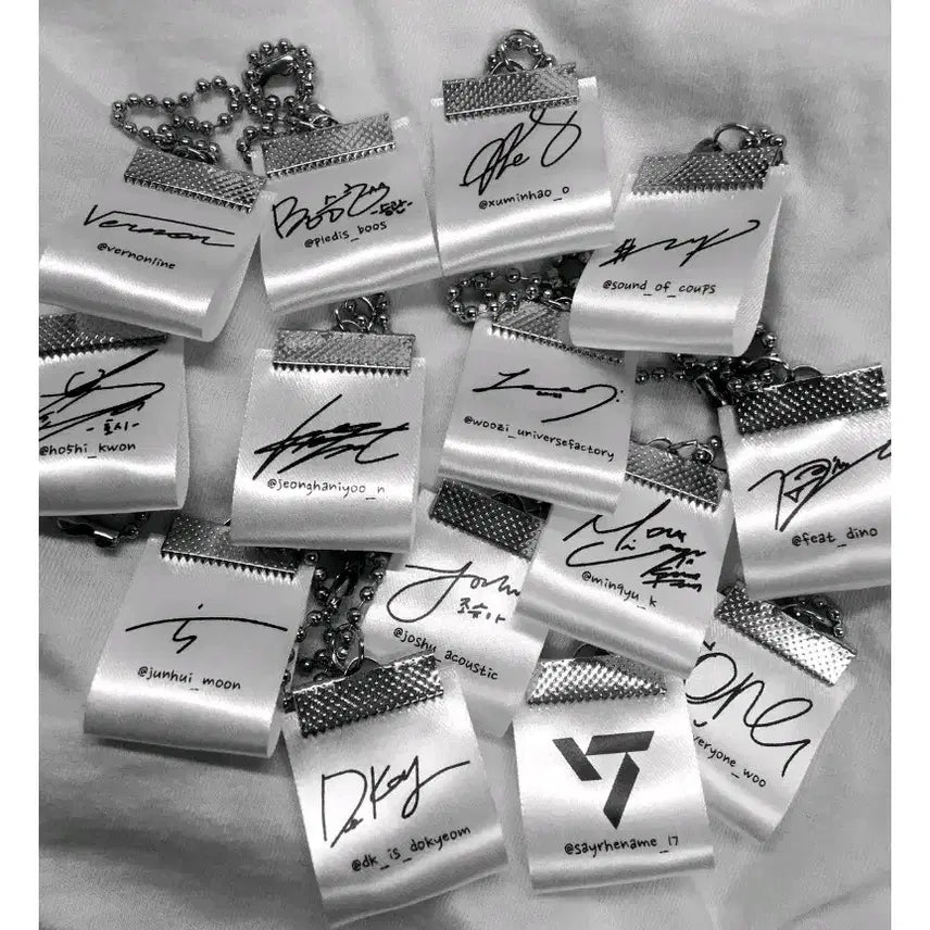 [BUNJANG] SEVENTEEN Label Keyring / 세븐틴