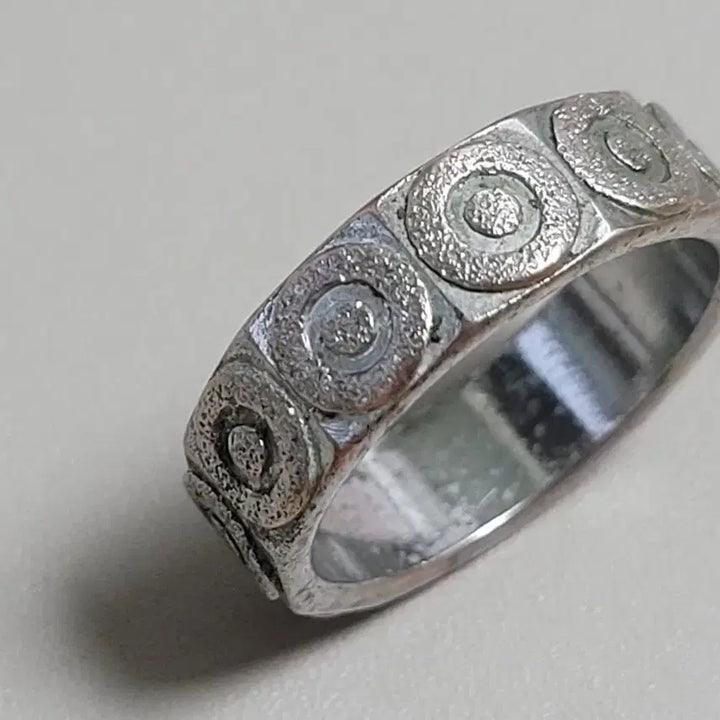 [BUNJANG] Vintage Concentric Circle Pattern Munich Bronze Alloy Ring / 빈티지 동심원문  무닉 동제 합금 반지