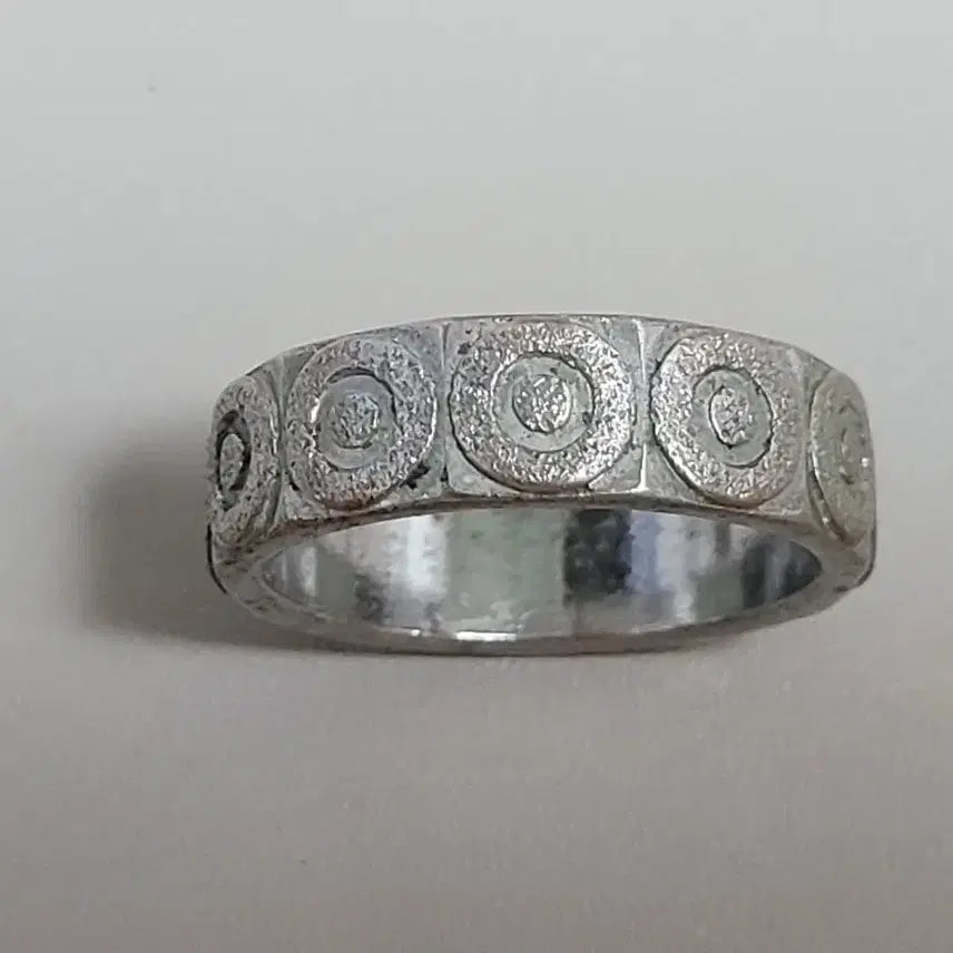 [BUNJANG] Vintage Concentric Circle Pattern Munich Bronze Alloy Ring / 빈티지 동심원문  무닉 동제 합금 반지