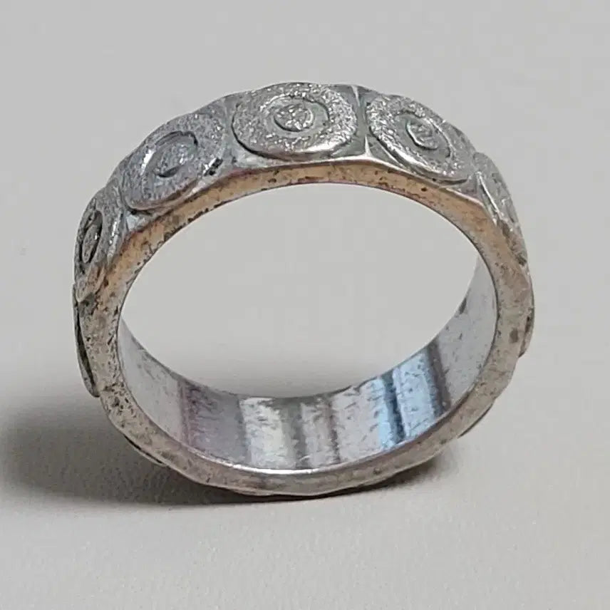 [BUNJANG] Vintage Concentric Circle Pattern Munich Bronze Alloy Ring / 빈티지 동심원문  무닉 동제 합금 반지