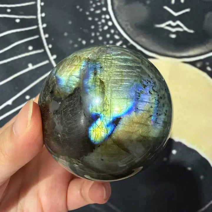 [BUNJANG] Labradorite Sphere Natural Stone Gemstone / 래브라도라이트 스피어 천연석 보석