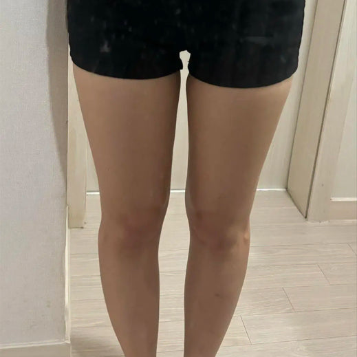 [BUNJANG] Black Hot Pants (Size M) / [착샷] 검정 핫팬츠