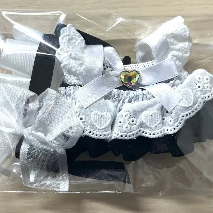 [BUNJANG] 10cm Maid Outfit Bundle Set - Sealed Doll Clothes / 인형옷 누이옷 10cm 메이드복 미개봉 일괄 솜깅 솜인형옷