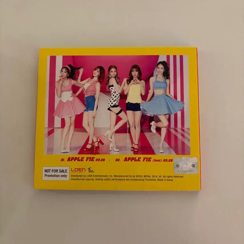 [SOLD OUT] [BUNJANG] Fiestar Apple Pie Autographed Promotional CD / [친필사인반] 피에스타(Fiestar) - APPLE PIE CD