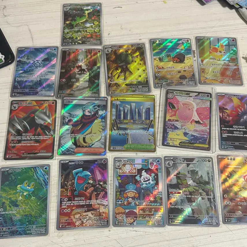 [BUNJANG] Pokemon Card Assortment - SAR, AR, SR, UR Grades / 포켓몬 카드 sar, ar, sr, ur 모음