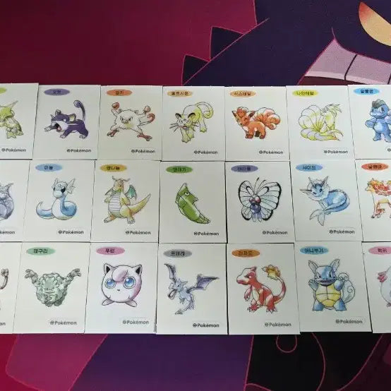 [BUNJANG] Pokemon 30th Anniversary Bread Sticker Bundle Set (21 Types) / 포켓몬스터 30주년 띠부띠부씰스티커 25종일괄