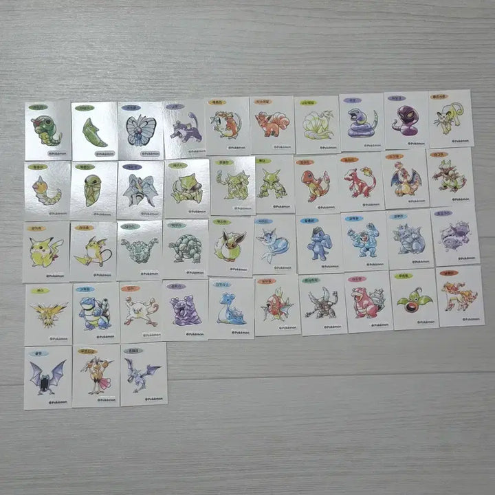 [BUNJANG] Pokemon 30th Anniversary Bread Sticker Bundle Set (21 Types) / 포켓몬스터 30주년 띠부띠부씰스티커 43종 교환또는 판매