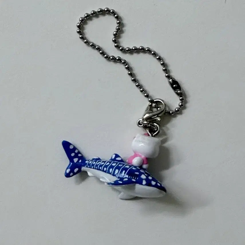 [BUNJANG] Dolphin Kitty Classic Kitty Strap Keychain / 돌고래키티 고전키티 키티스트랩 키티키링