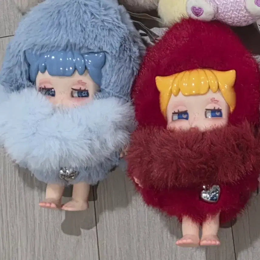 [BUNJANG] Angel Penny Doll Keychain (Red, Blue) / 엔젤 페니 인형 키링 (레드,파랑)