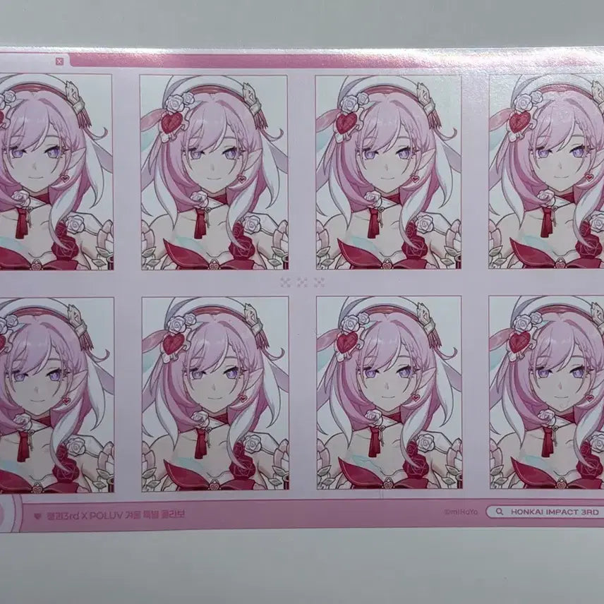 [BUNJANG] Daiso x Honkai Impact 3rd Elysia Sticker / 다이소 콜라보 붕괴3rd 엘리시아 스티커 판매