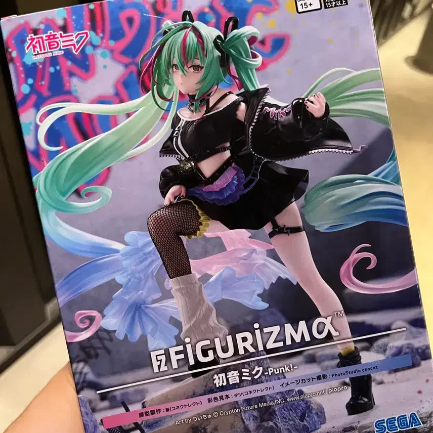 [BUNJANG] Sega Figureizm Hatsune Miku Punk Version Figure / 세가 피규어이즘 하츠네 미쿠 펑크