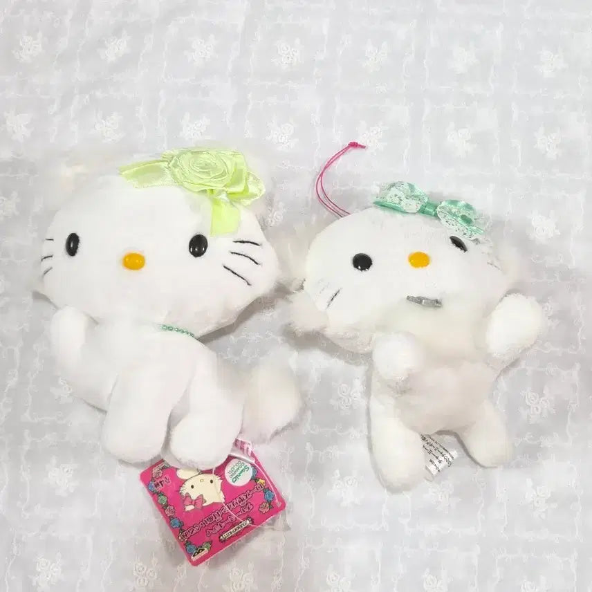 [BUNJANG] Classic Chami Kitty (Green/Light Green) - 2 Types / 녹색 연두 고전 챠미키티 2종