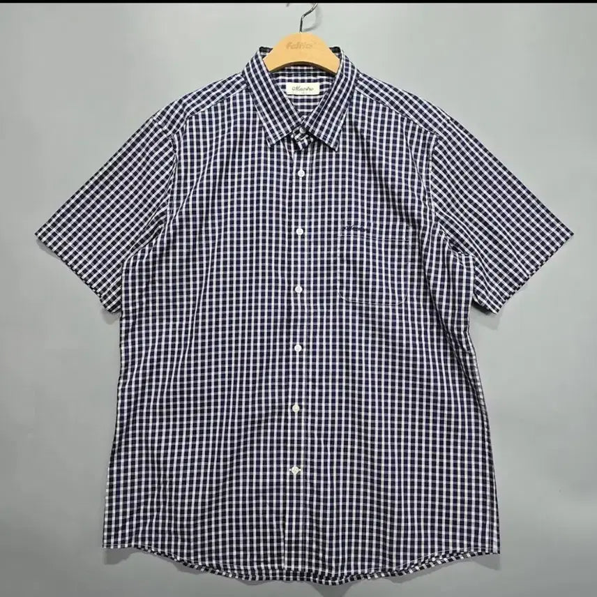 [SOLD OUT] 마에스트로 체크 반팔 셔츠