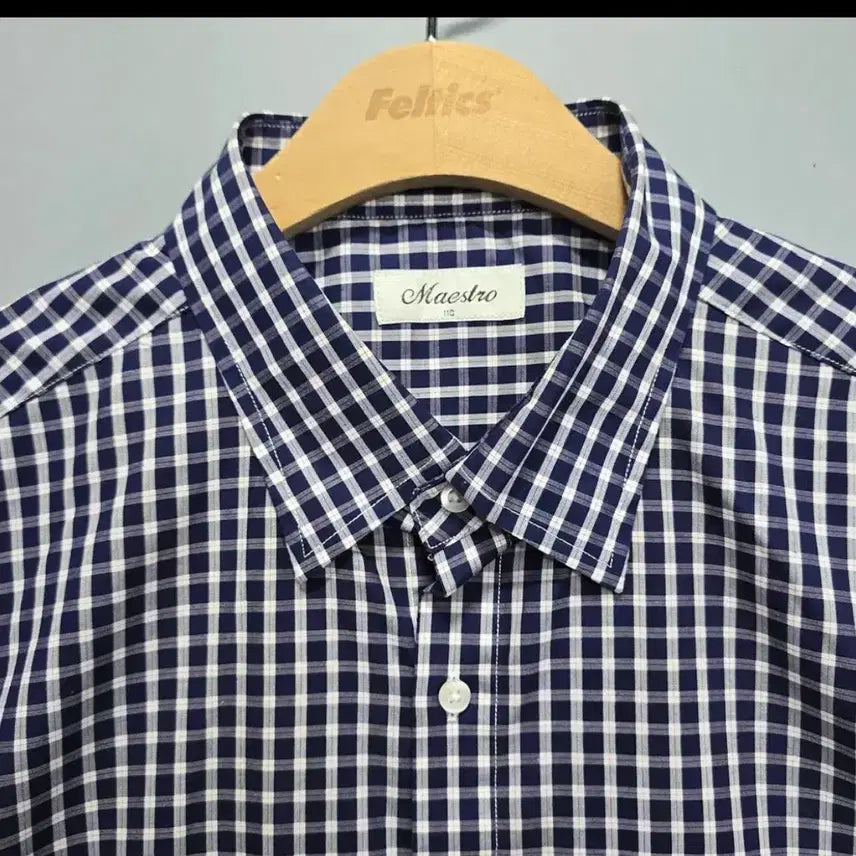 [SOLD OUT] 마에스트로 체크 반팔 셔츠