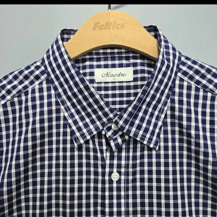[SOLD OUT] 마에스트로 체크 반팔 셔츠