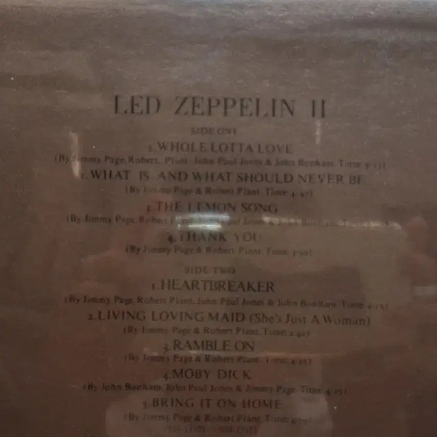 [BUNJANG] Led Zeppelin Led Zeppelin II LP / 레드제플린 2집 LP