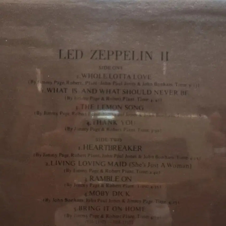 [BUNJANG] Led Zeppelin Led Zeppelin II LP / 레드제플린 2집 LP
