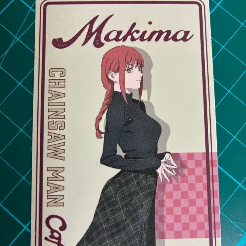 [BUNJANG] Chainsaw Man Collaboration Cafe Special Ticket Makima / 체인소맨 콜라보 카페 특전 티켓 마키마