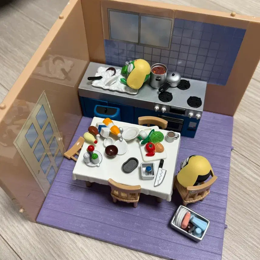 [BUNJANG] Keroro Kitchen Miniature Figures / 케로로 주방 미니어처 피규어
