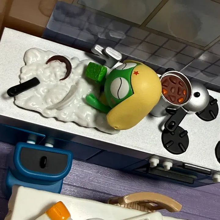 [BUNJANG] Keroro Kitchen Miniature Figures / 케로로 주방 미니어처 피규어
