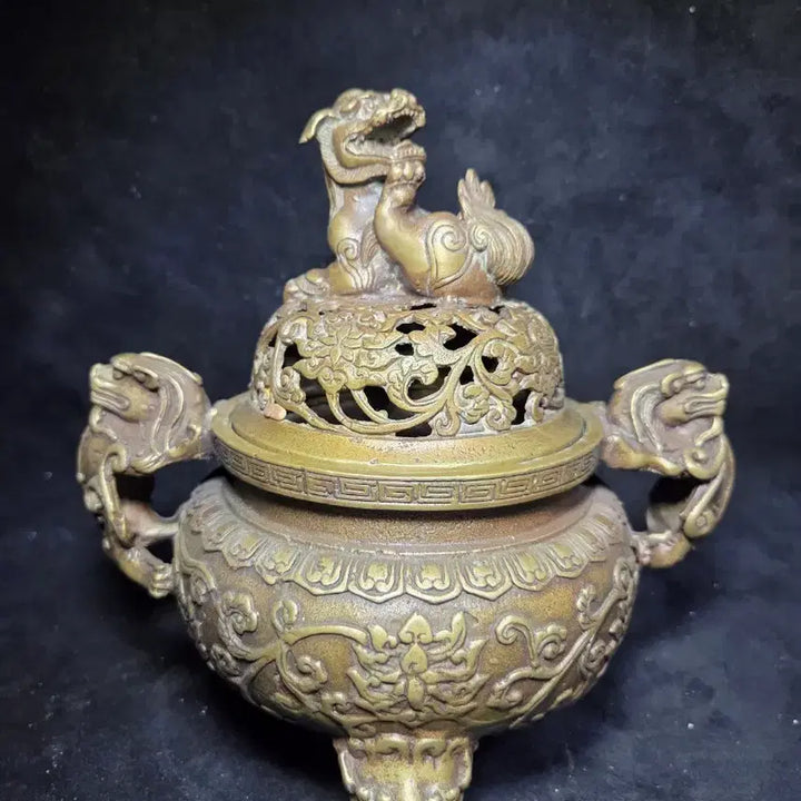[BUNJANG] Copper Haetae Incense Burner / 동 해태 향로  (무료배송)무게감 있습니다
