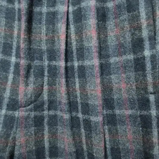 [BUNJANG] SEN Check Winter Slacks Size 27 / SEN 체크 겨울 핀턱바지 27