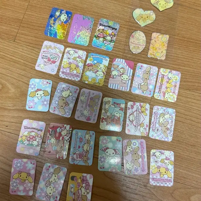 [BUNJANG] Sanrio Cinnamon &amp; Friends Classic Kitty Seal Stickers / 시나모엔젤스 시나모롤 고전키티 고전산리오 씰 스티커