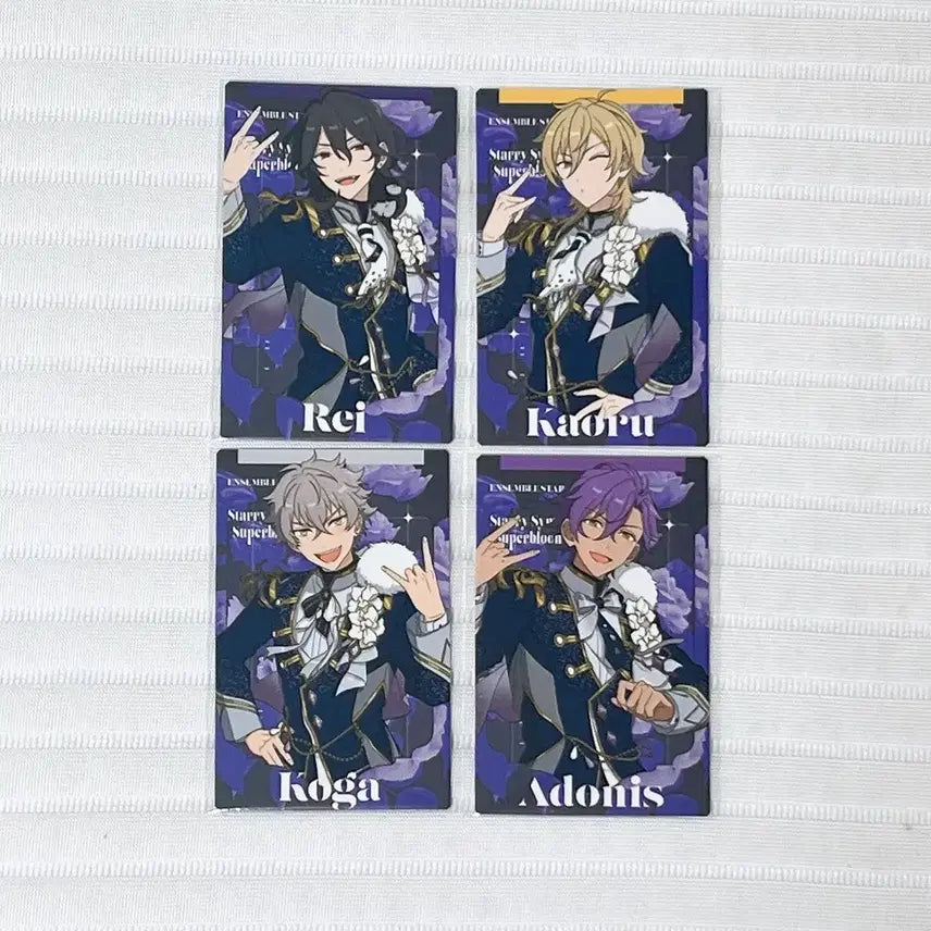 [BUNJANG] Ensemble Stars Undead Star Pony 4th Photocard Bundle Set / 일괄)앙스타 언데드 레이 카오루 코가 아도니스 스타포니 4th 포토카드