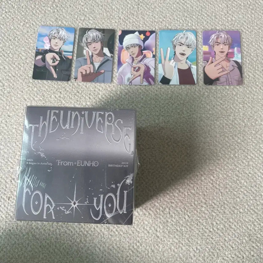 [BUNJANG] PLAVE Eunho Birthday Kit Finger Photocard Bundle Set / 플레이브 plave 은호 생일 키트 손가락 포카 일괄 양도 합니다