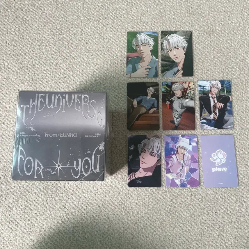 [BUNJANG] PLAVE Eunho Birthday Kit Bundle Set Photocard / 플레이브 plave 은호 생일 키트 포카 일괄 양도 합니다