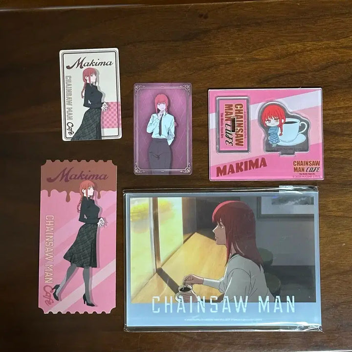 [BUNJANG] Chainsaw Man Makima Goods Bundle Set / 체인소맨 카페 팝업 마키마 굿즈 일괄 판매