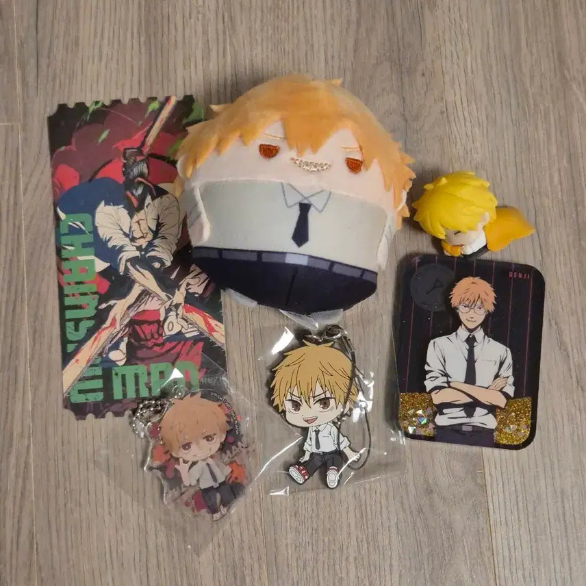 [BUNJANG] Chainsaw Man Denji Fuwacororin Plushie Keychain Gacha Acrylic Reco Chapter Ticket / 체인소맨 덴지 후와코로링 누이 키링 가챠 아크릴 레제편 티켓