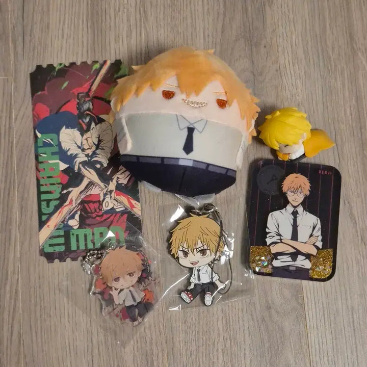 [BUNJANG] Chainsaw Man Denji Fuwacororin Plushie Keychain Gacha Acrylic Reco Chapter Ticket / 체인소맨 덴지 후와코로링 누이 키링 가챠 아크릴 레제편 티켓