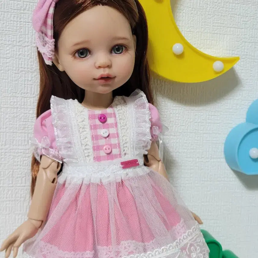[BUNJANG] Paola Reina Doll Pink Dress Set / 파올라 레이나 인형 원피스 세트