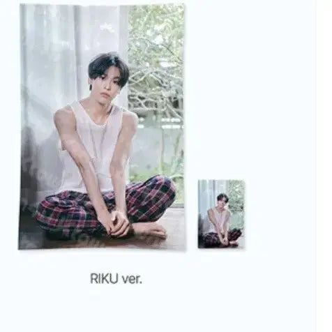 [BUNJANG] Wish Summer Exhibition Riku Fabric Poster w/ Postcard (Sealed) / 위시 여름 전시회 리쿠 패브릭포스터 엽서 포함 미개봉