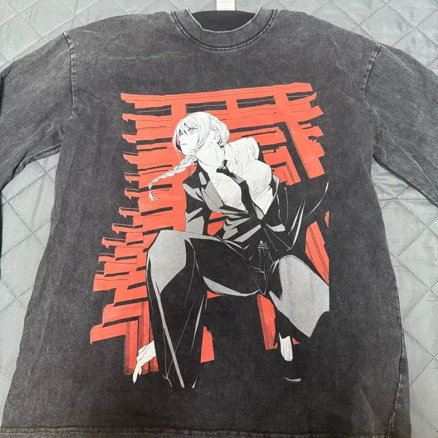 [BUNJANG] Chainsaw Man Makima Long Sleeve Shirt / 체인소맨 마키마 옷 롱슬리브