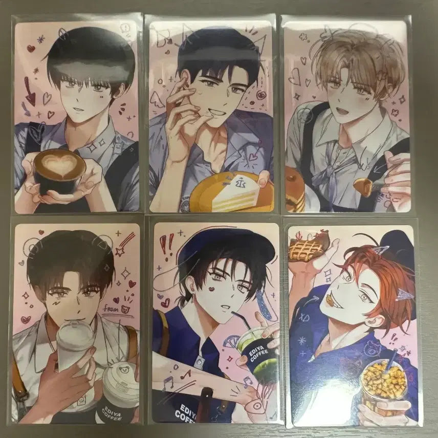 [SOLD OUT] 데못죽 이디야 콜라보 포카(문대, 단체 제외) 일괄 판매합니다