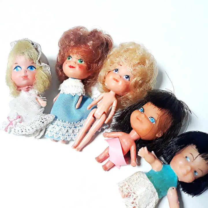 [BUNJANG] 1960s-1980s Vintage Doll Collection (Set of 5) / [4종일괄] 1960~1980 빈티지 인형